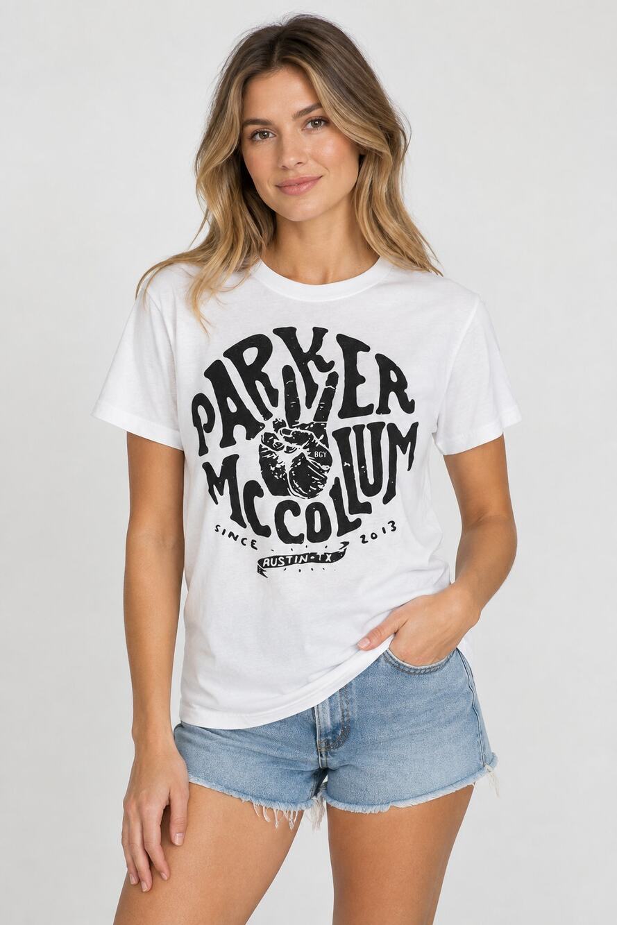 Parker McCollum Womens Short Sleeve T Shirt Size Medium Austin Texas 2013 New
